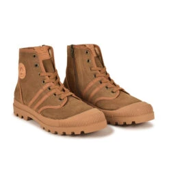 Pataugas AUTHENTIQUE ZIP/SSH F4H CAMEL -Pataugas 628177 BOOTS FEMME OG ZIPS SSH F4H CAMEL 4web