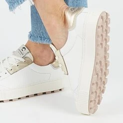 Pataugas ARAN/M F2H BLANC/DORÉ -Pataugas ARANMF2HBLANCDORE2