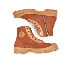 Pataugas AUTHENTIQUE ZIP/SCSH F4I TERRACOTTA -Pataugas BOOTS FEMME OG ZIP SCSH F4I TERRACOTTA 628502 255 6